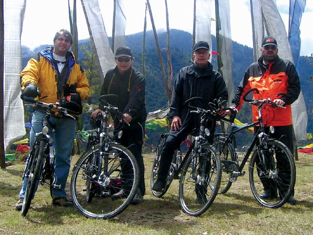 Cycling in Bhutan