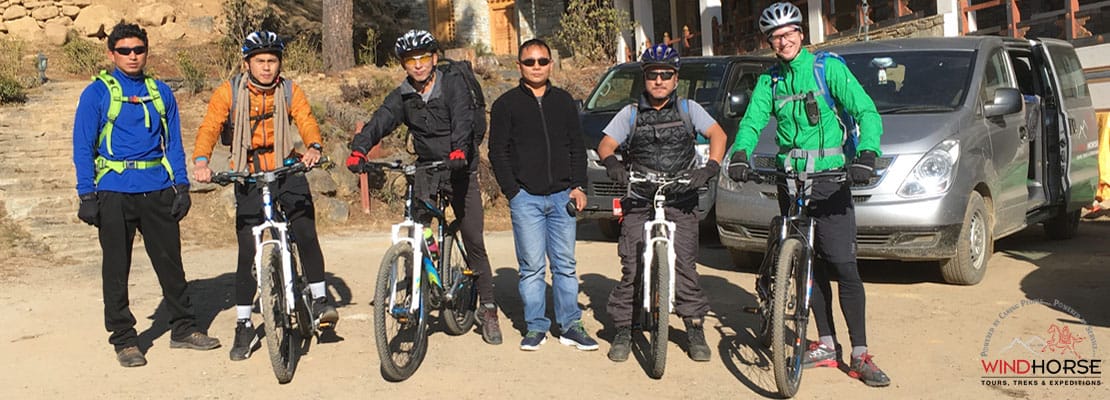 Gangtey Gogona Bhutan Mountain Bike 2 or 3 days