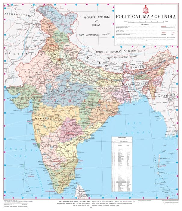 Political Map of India